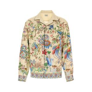 Etro Men Printed Satin Shirt
